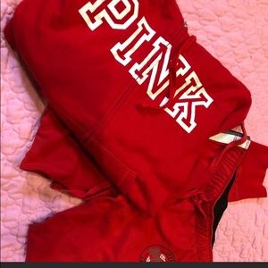 Pink VS Skinny jogging set almost perfect